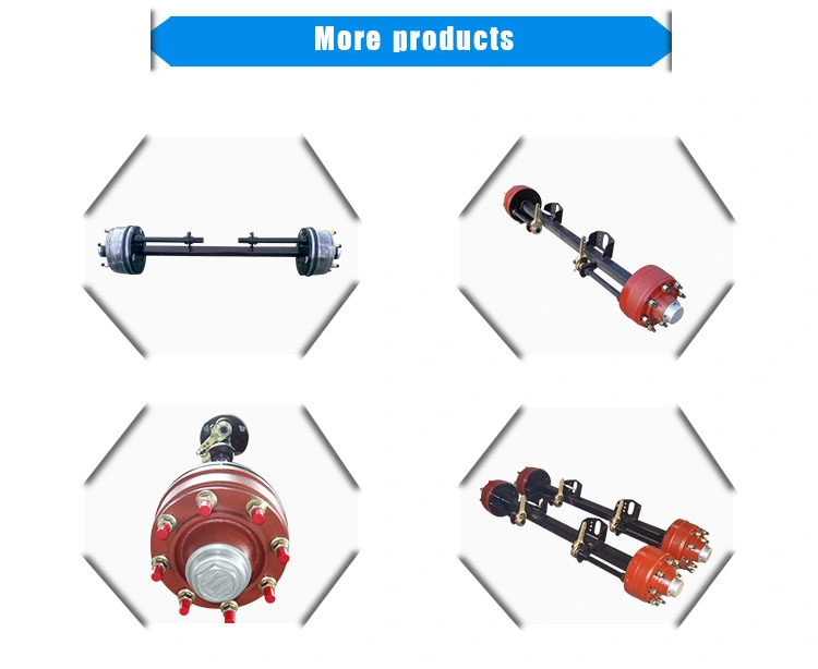 6t 8t 9t Agricultural Axle Small Axle Factory Directly Selling