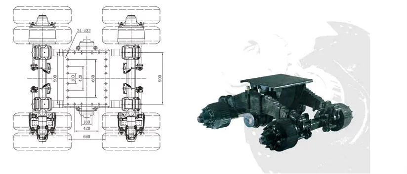 2021 Best Selling Trailer Suspension Bogie Suspension