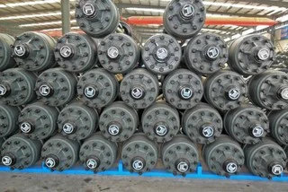 Online Customization Stainless Steel BPW Axle Trailer Heavy Truck Rear Axle Trailer Parts