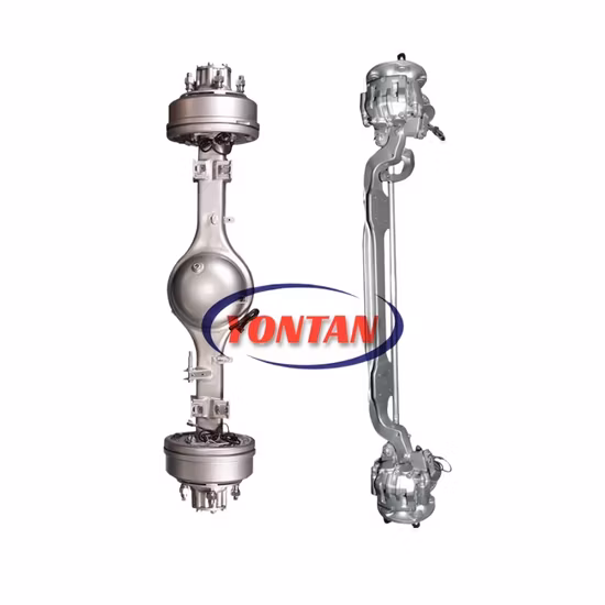 Eixo de reboque de venda imperdível em 2022 Semi-reboque Eixo de freio a disco Eixo de caminhão pesado Ponte de freio a disco