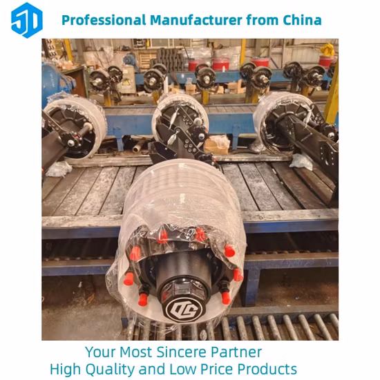 Eixo BPW Eixos Tipo Alemão 1850mm Eixo Interno Tambor 16t para Semi Reboque