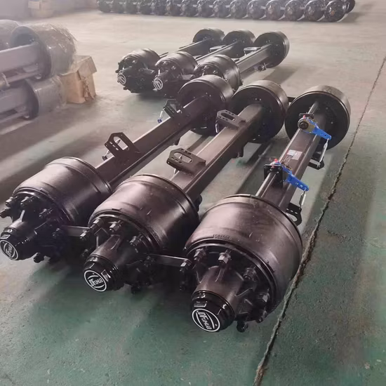 13000kg 1840mm Viga quadrada Freio a disco Reboque Viga Eixo de torção